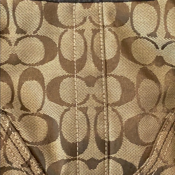 Small Brown hobo shoulder Coach bag Vintage - Picture 3 of 5